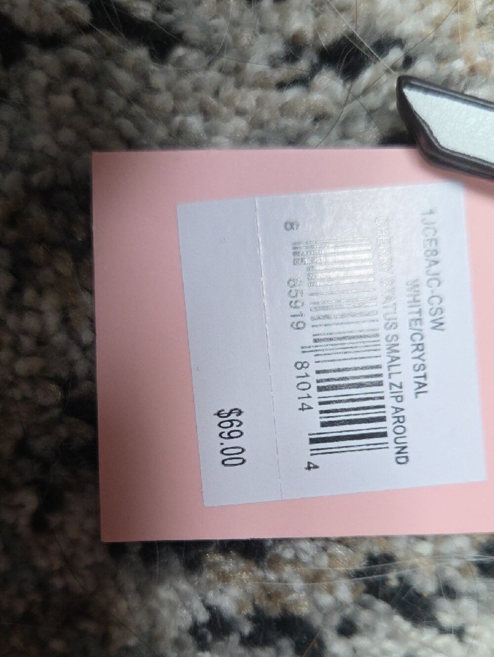 Juicy Couture Pink Cherry Print Zip Wallet - Picture 4 of 7